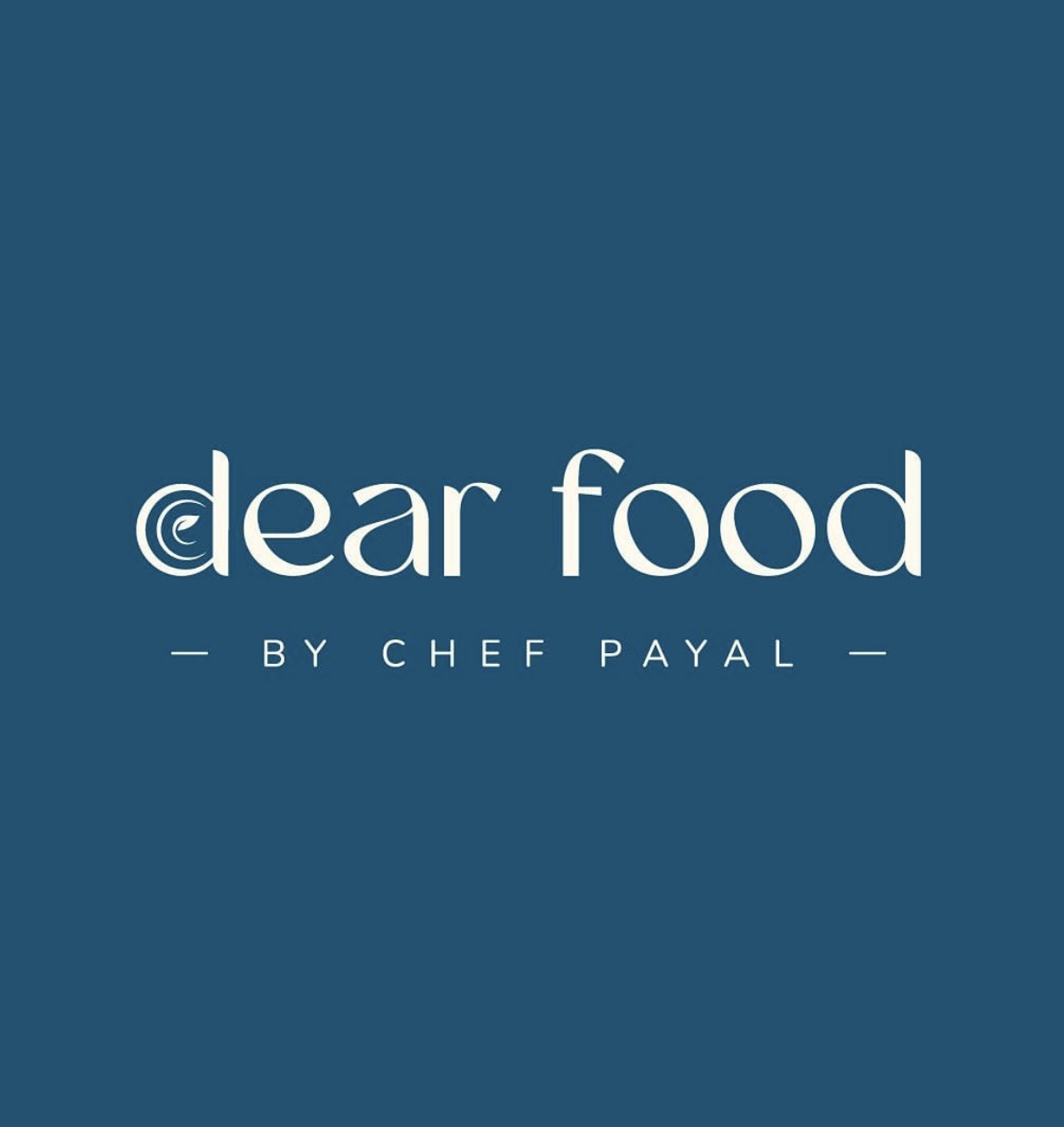 Dear Food by Chef Payal logo design