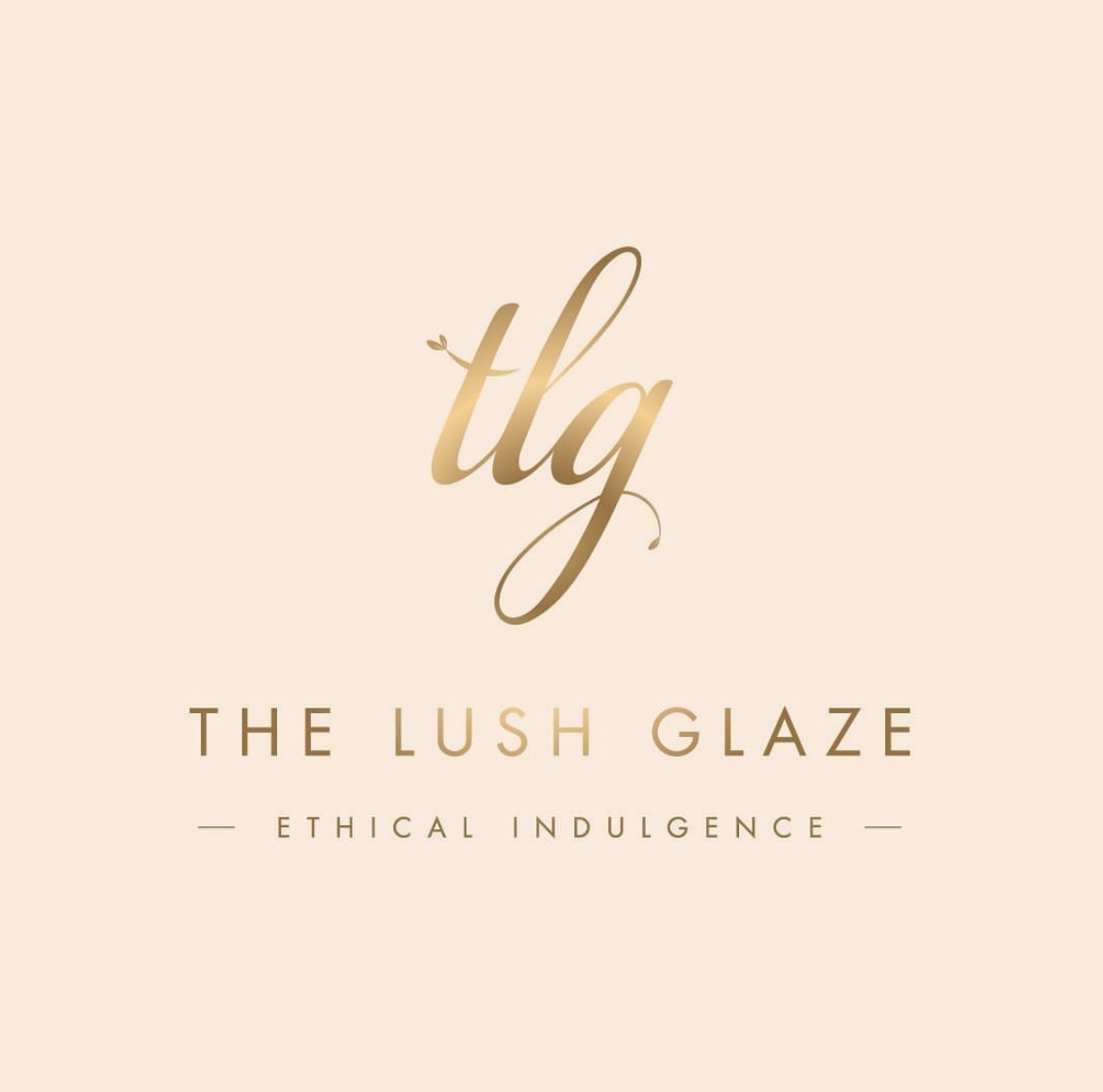 The Lush Glaze logo design